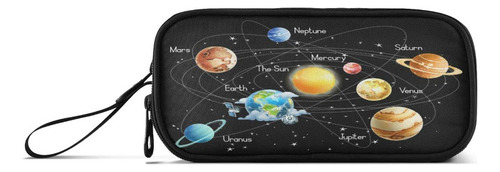 Alaza Galaxy Solar System Planet Estuche Para Lápices, Estu