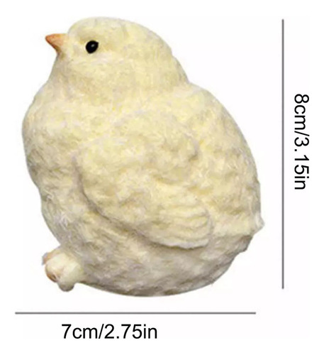 2x Pollitos Blandos Taba | 3 Pulgadas Taba Squishy Pollo