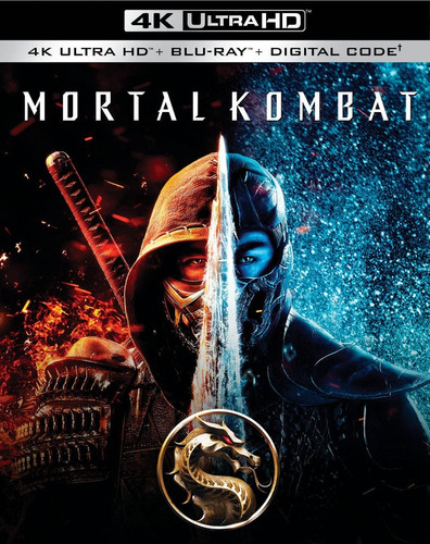 Filme em 4K Ultra HD de Mortal Kombat 2021 e Blu-ray