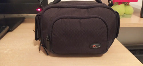 Bolso Para Videocamara,lowepro Con Bolsillos Impecable.