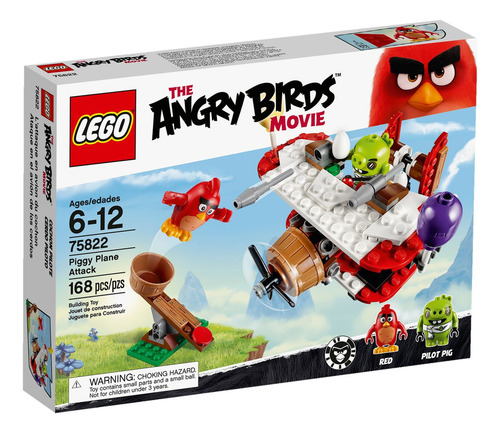Set De Construcción Lego The Angry Birds 75822 168 Piezas En Caja