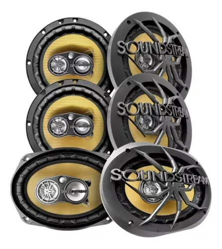 comprar Kit 2 Bocinas 6x9 + 4 Bocinas 6.5 Kevlar By Soundstream
