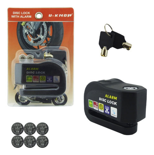 Candado Para Freno Disco Con Alarma Mod.wr71 U-know