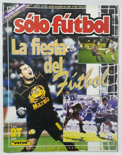 Revista Solo Futbol 544 - Chilavert Vélez 1995 Fs