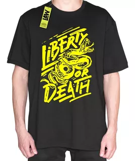 Remera Liberty Of Death - Javier Milei - Libertario Liberal