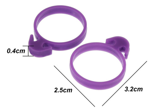 40 Lazos For Bolsas De Glaseado, Anillos De Sellado,