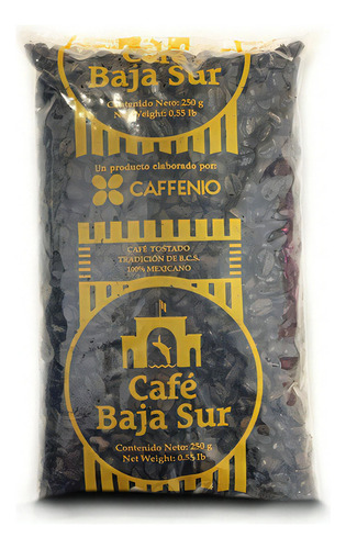 Baja Sur, Café En Grano, Tueste Italiano, 250 Gramos