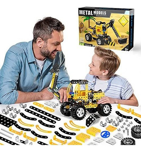 Lucky Doug Stem Building Construction Toys Bulldozer Model