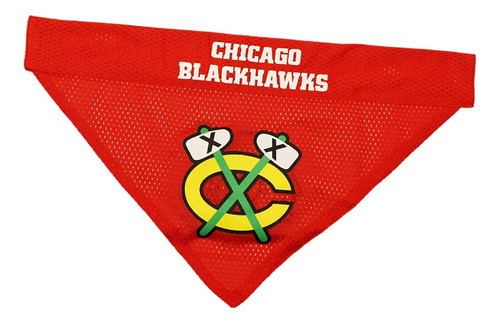 Bandana De Nhl De Chicago Blackhawks Perros Y Gatos, Pe...