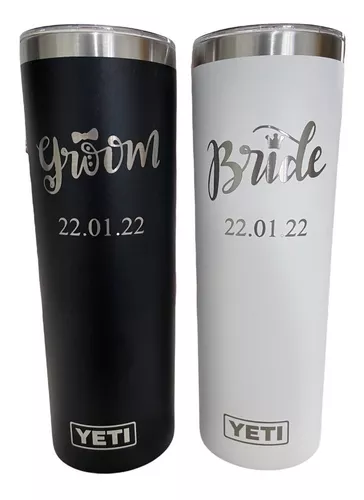 Yeti Skinny 20 Oz Personalizado Para Novios Boda Grabado