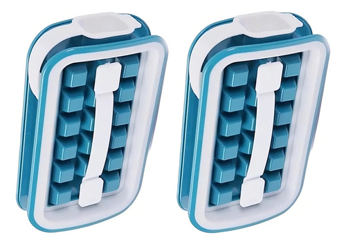 Kit 2 Pack Hieleras Portátil Enfriador Cubitos De Hielo Color Verde