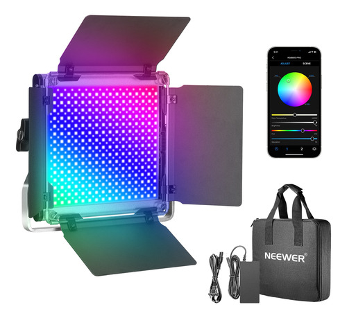 Neewer Luces De Video Rgb Luz De Cámara Led De Aplicación