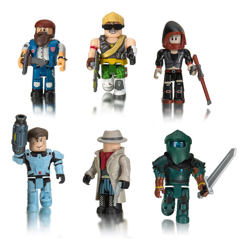 Roblox Action Collection Q-clash - Paquete De Seis Figuras .