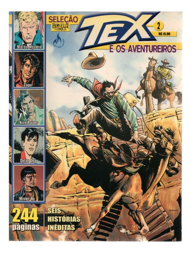 Tex E Os Aventureiros 02 - Mythos 2 - Bonellihq Cx303 C21