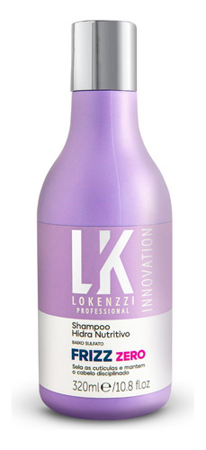Kit Lokenzzi Frizz Zero Shampoo + Super Leave + Mascara