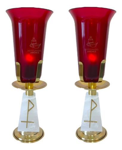 Candeleros De Mesa Para Altar Piramidal Electrica Semanario