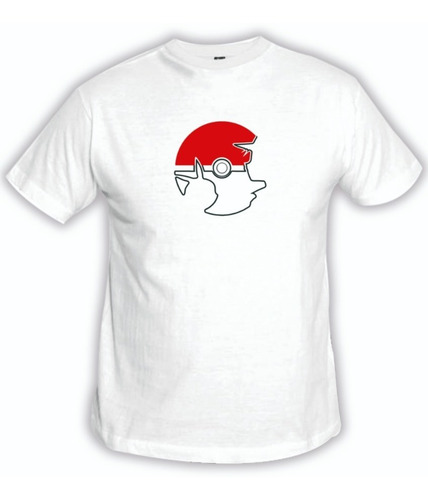 Playera Pokemon. Pikachu Y Ash