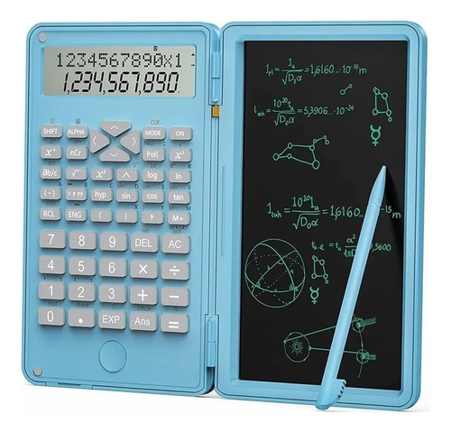 Calculadora Científica Com Tablet Inteligente De 240 Funções Cor Azul