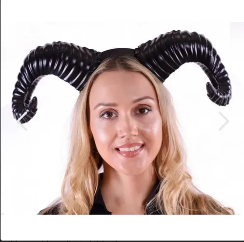 Diadema Con Forma De Diablo De Halloween, Diademas Con Cuern | Meses Sin Interés