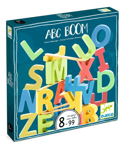 Abc Boom Juego De Palabras Y Equilibrio Djeco +8 Años