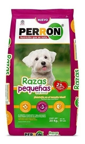 Alimento Perron Adulto Razas Pequeñas 20kg