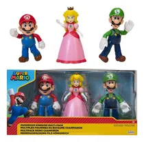 Comprar Figuras Set Diorama Super Mario Bros X3 Mario Luigi Y Peach