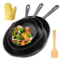 Comprar Set De 3 Sartenes De Hierro Fundido Sartenes Para Cocinar