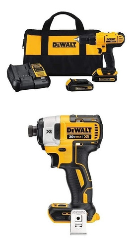 Dewalt Dcd771c2 Kit Destornillador De Taladro Destornillador