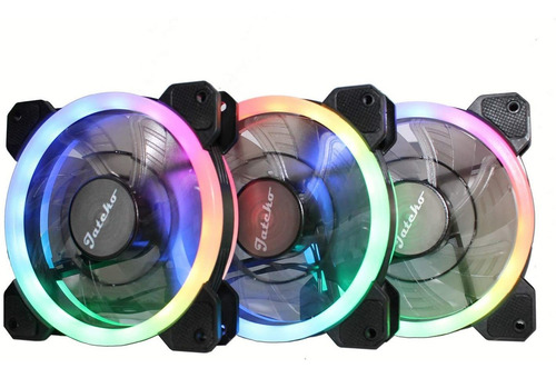 Ventiladores De Caja Jateko Rgb 120 Mm Dual Light Loop 36...