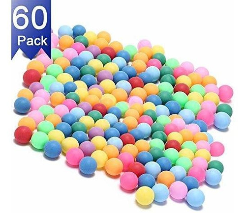 50 Cuenta 40 Mm Ping Pong Bola Multiple Color Pelota Tenis P