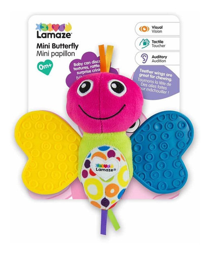 Lamaze - Mariposa - Colgantes Para Cuna Y Barral - Texturas