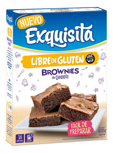 Brownies De Chocolate Exquisita Sin Tacc X 400gr