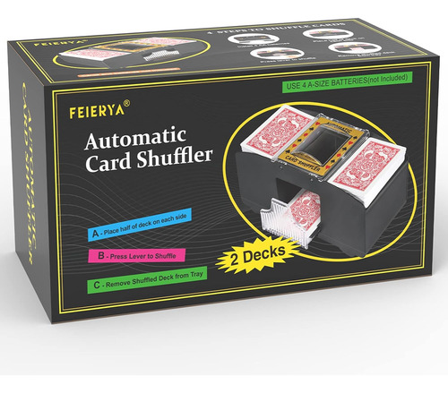 Card Automática Feierya Shuffler, Juego De Cartas Shuffler E