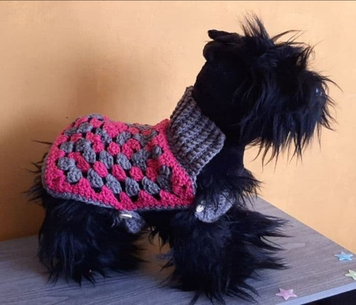 Suéter Para Perro, Modelo Granny Square