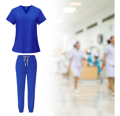 2 Conjunto De Uniforme Médico Para Mujer, Pantalón Para