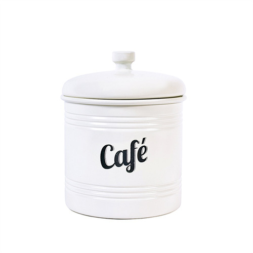 Lata Vintage De Aluminio Para Café 1,8lts Cierre Hermético