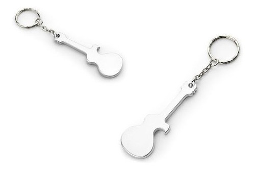 Llavero Metalico Guitar Aluminio Funcion Destapador