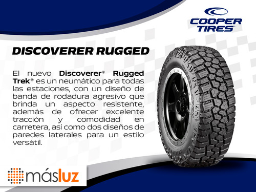 1 Llanta Discoverer Rugged Trek Cooper Lt285/70r17 118q