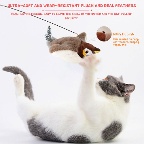 Genérico Flying Bird Cat Toy,bird Cat Toy,bird Interactive