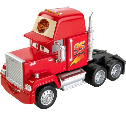 Camión Mack Metálico  Cars  Mattel Escaneo App (10 Cm) A2577