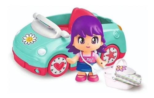 Pinypon Auto Figura Y Accesorios Nena Vehiculo Original