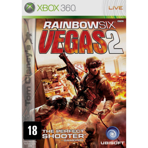 Rainbowsix Vegas 2 Xbox 360 2 Cds Original  Com Manual