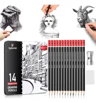 Comprar Set De 14  Lápices De Grafito  Hb Lapices  Para  Dibujo  