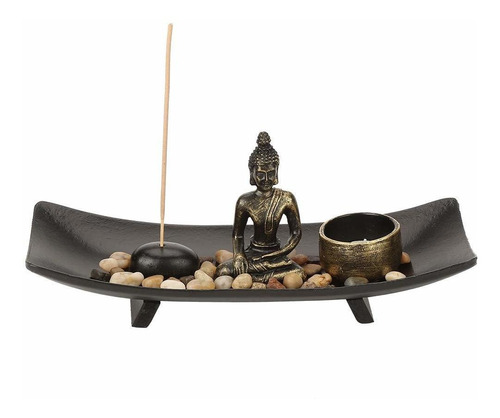 Zen Garden - Figura De Budismo De Budismo Feng Shui Con Vela