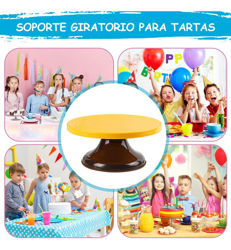 Soporte De Pastel Giratorio Soporte De Decoración De Pastele