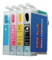 Comprar Cartuchos Recargables Aqx Para Epson T23 T24 Tx105 Tx115