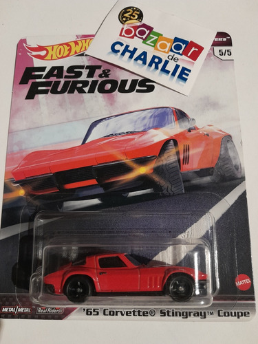 Hot Wheels | Premium | Fast Furious | '65 Corvette Stingray