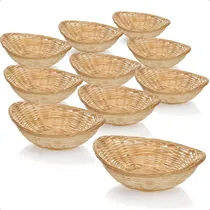 Comprar Set X10 Canastas De Mimbre