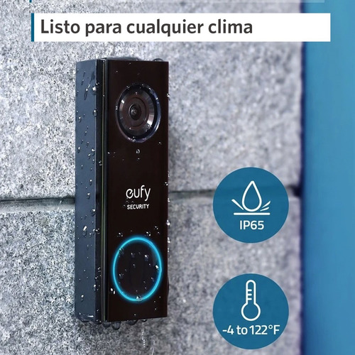 Imagen 5 de 7 de Timbre Con Video Eufy 1080p