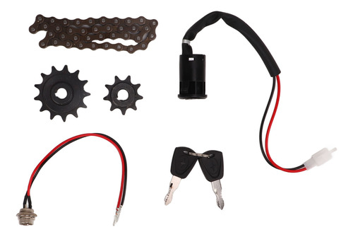 Juego De Cadenas De Bicicleta Eléctrica Con Piñón De 9 Dient